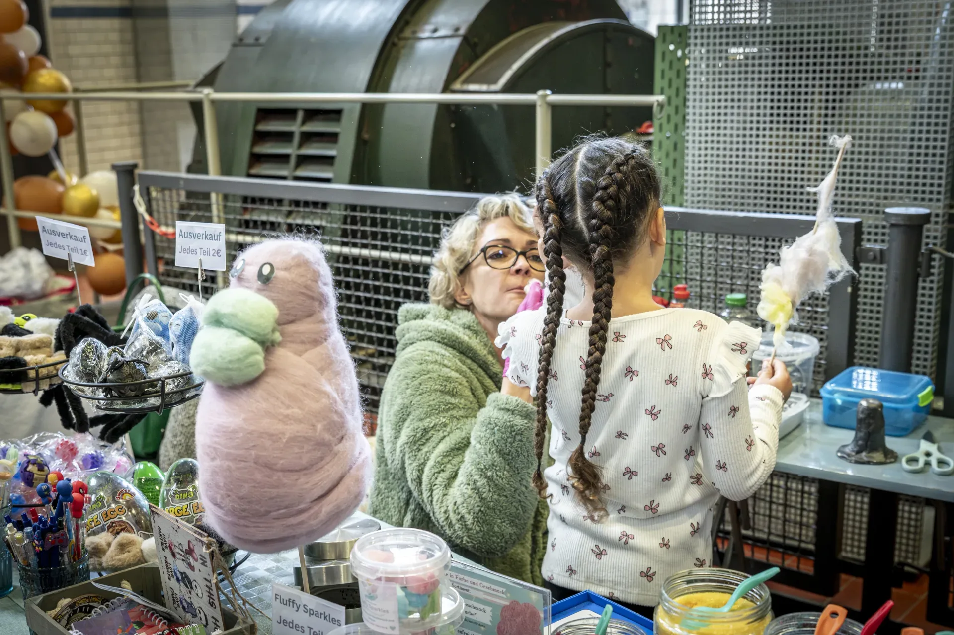 Zuckerwatte-Highlight auf einer gemeinnützigen Veranstaltung