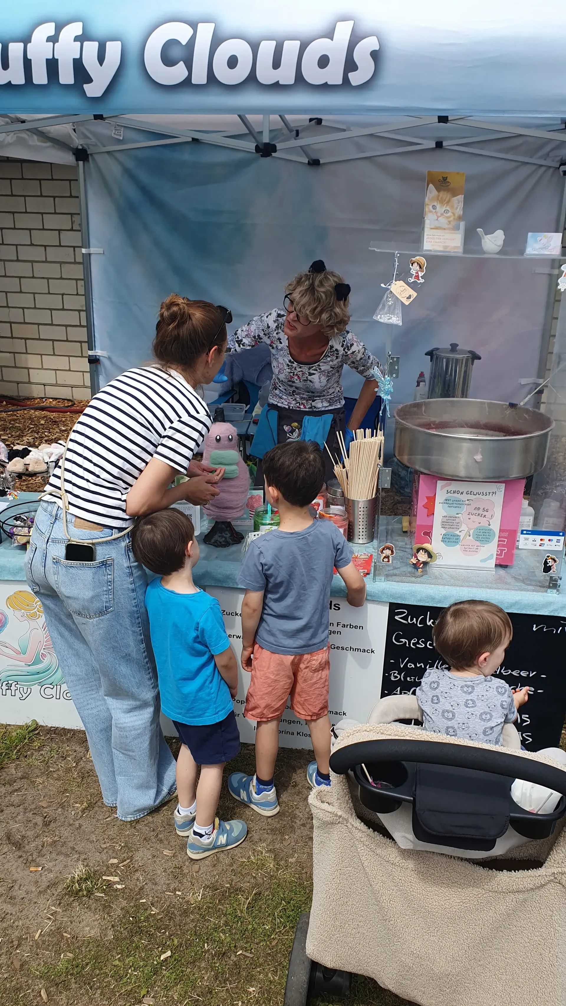 Zuckerwatte zur Hochzeit